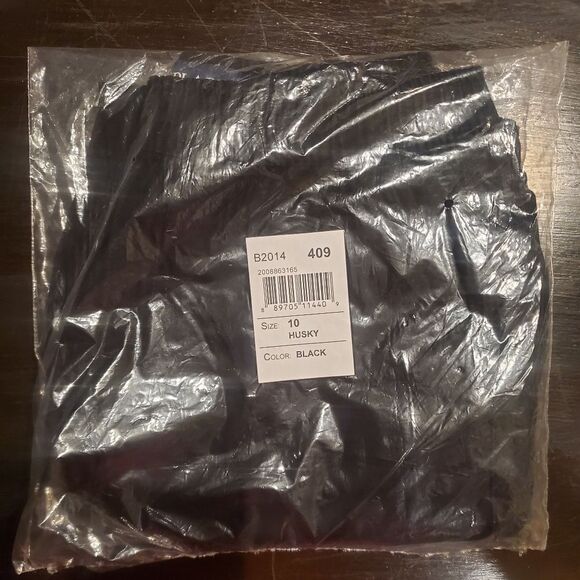 Children's Place Pull On Stretch Waist Wide Leg Cargo Pants Black & Sand… - Picture 6 of 8